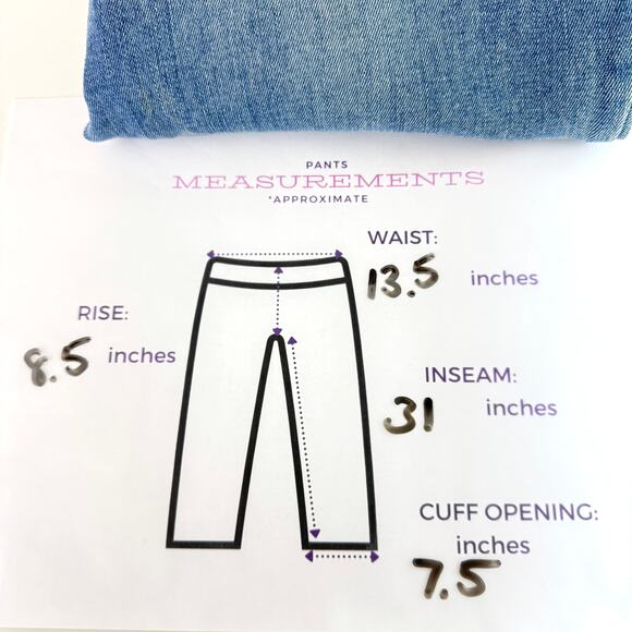 Old Navy Womens Kicker Boot Cut Jean Size 2 Denim Stretch Light Maple Blue - Picture 6 of 6